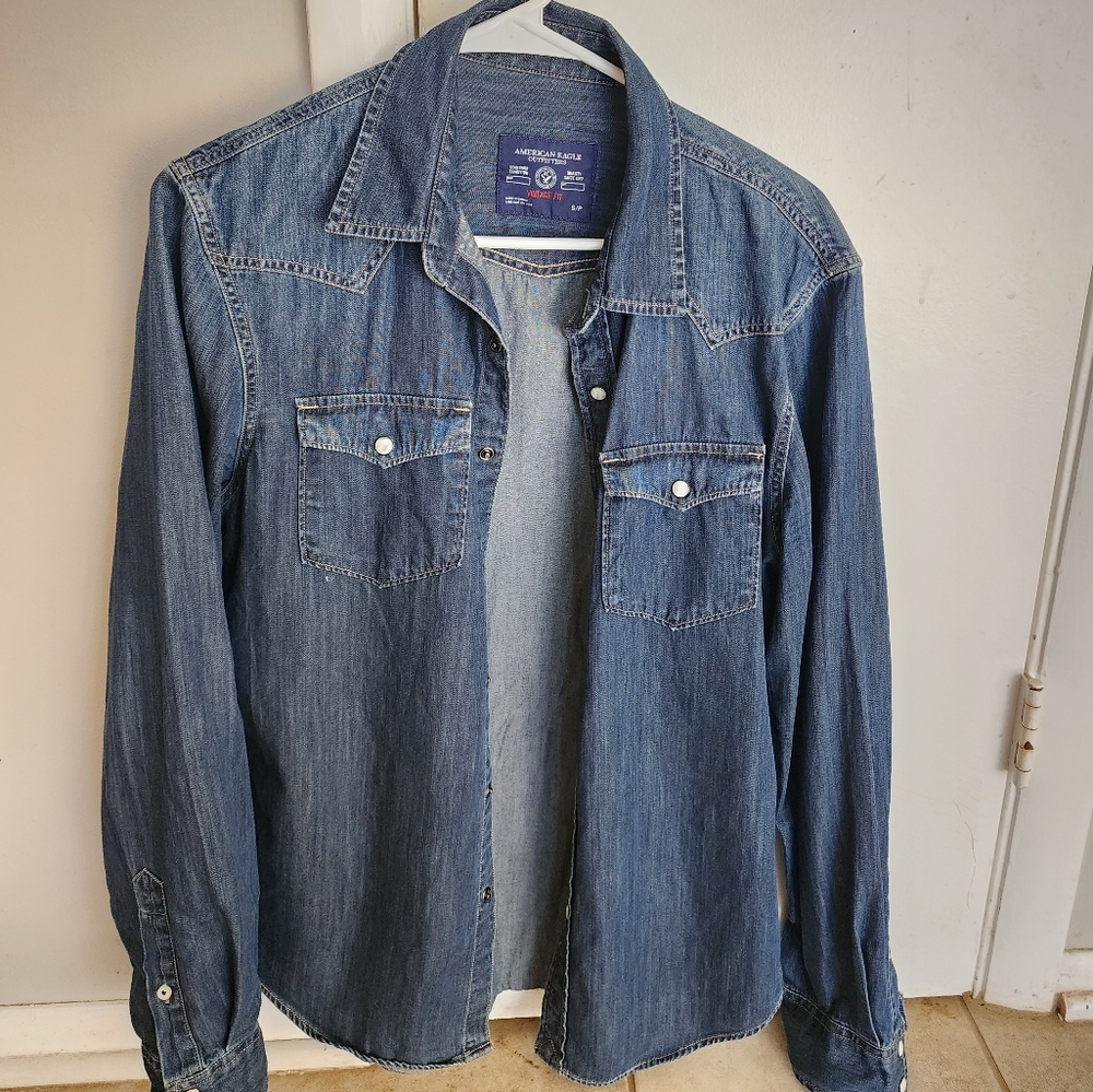 Blue jeans shirt